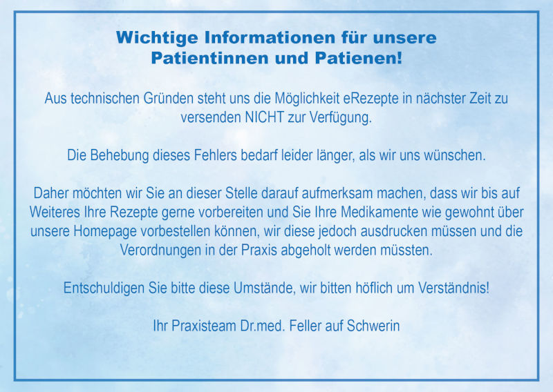 Pop-Up_Dirk-Feller_Info_01072026-800 Gemeinschaftspraxis Feller & Feller - Dirk Feller - Aktueller Urlaub